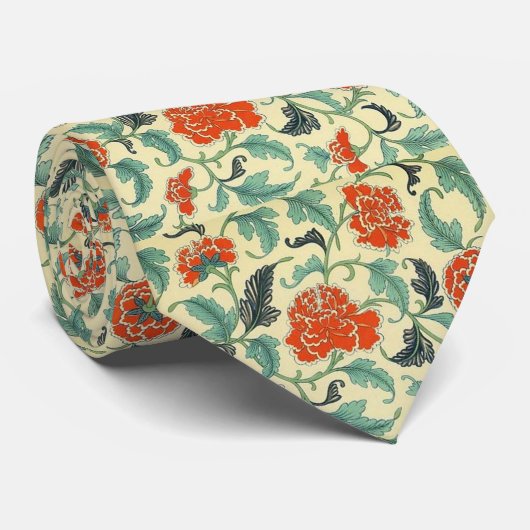 Stropdas Oriental Geïnspireerd Floral Pattern Man (Opgerold)