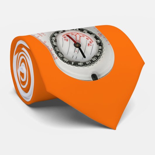 Stropdas - Oriënterende kompas (Opgerold)