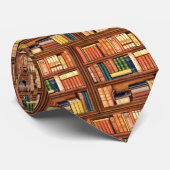 Stropdas Oude boekenwisselaar (Opgerold)