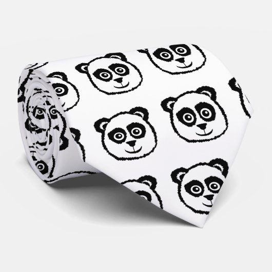 Stropdas Panda (Opgerold)