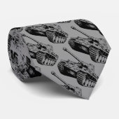 Stropdas pantertank (Opgerold)