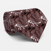 Stropdas Pinwheels - Maroon (Opgerold)
