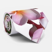 Stropdas Plumeria Flowers (Opgerold)