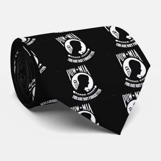 Stropdas Pow-Mia (Opgerold)