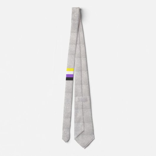 Stropdas Pride Non-Binary Rainbow LGBTI (Achterkant)