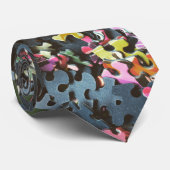 Stropdas puzzelstukjes (Opgerold)