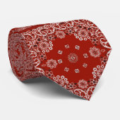 Stropdas Red Bandana (Opgerold)