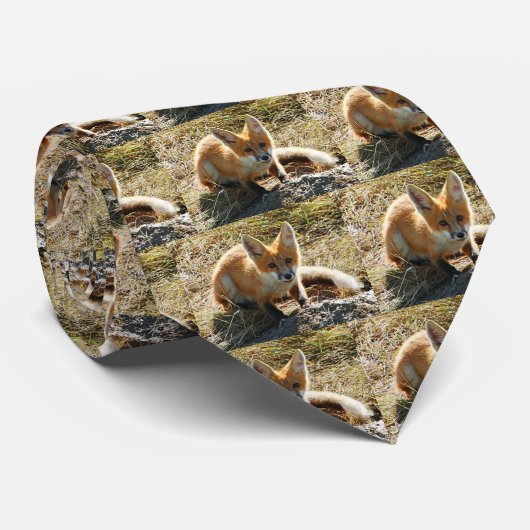 Stropdas Rode Fox-Mannen (Opgerold)
