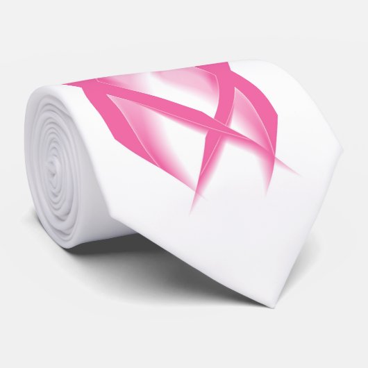 Stropdas roze linten (Opgerold)