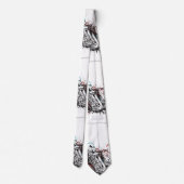 Stropdas Saxophone Music Mannen (Achterkant)