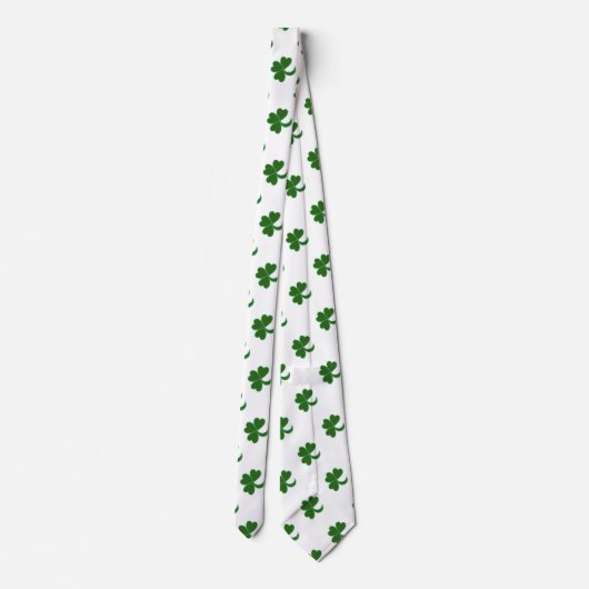 Stropdas - Scattered Shamrocks (Achterkant)