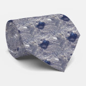 Stropdas Seashell - blauw (Opgerold)