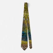 Stropdas Serene Autumn Walk Painterly (Voorkant)