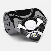 STROPDAS SKULL-N-SHADES (Opgerold)