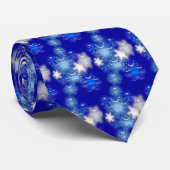 Stropdas - Sneeuwvlokken (Opgerold)