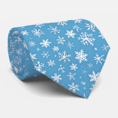 Stropdas Snowflake Pattern (Opgerold)