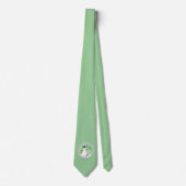 Stropdas - Snowman in Snowglobe (Voorkant)