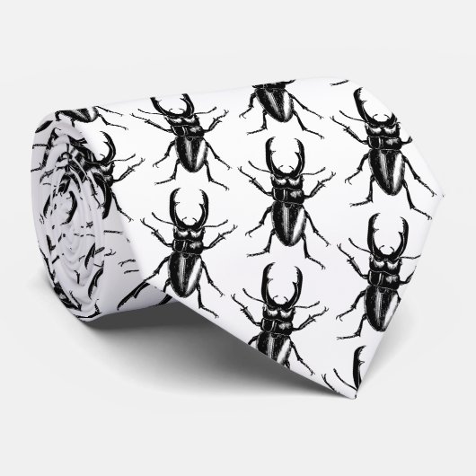 Stropdas Stag Beetle Pattern (Opgerold)