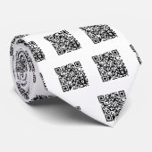 Stropdas streepjescode (Opgerold)