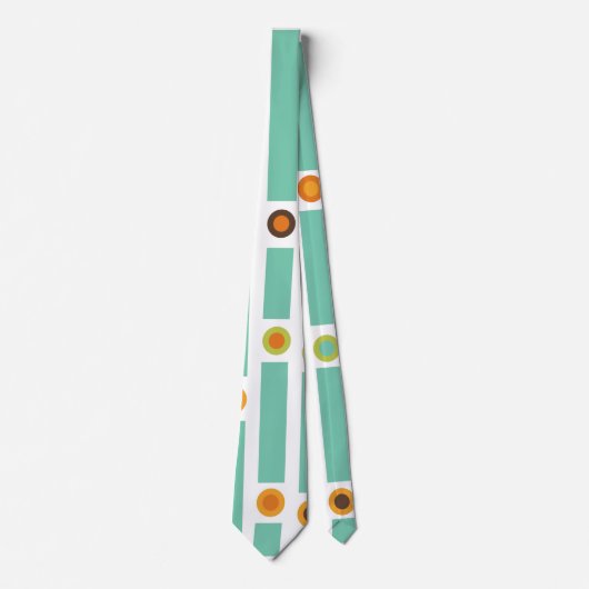 Stropdas strips en cirkels (Voorkant)