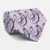 Stropdas Thistle Flower - Mulberry (Opgerold)