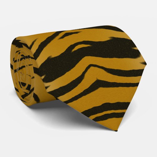 Stropdas Tiger (Opgerold)