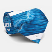 Stropdas Tiled Dusk (Opgerold)