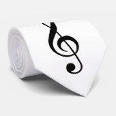 Stropdas Treble Clef (Opgerold)