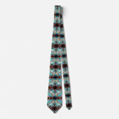 Stropdas Turquoise Color Burst (Voorkant)