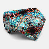 Stropdas Turquoise Color Burst (Opgerold)