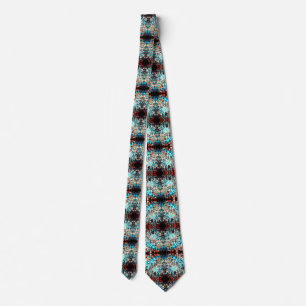 Stropdas Turquoise Color Burst
