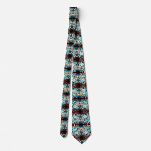 Stropdas Turquoise Color Burst (Achterkant)