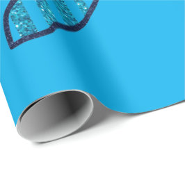 Stropdas Vaderdag Glitter Cadeaupapier