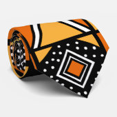 Stropdas van Afrikaanse patroonpatronen (Opgerold)