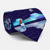 Stropdas van Artsy Pharmacist's Sailboat (Opgerold)