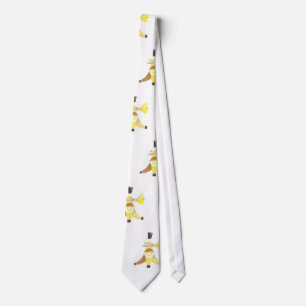Stropdas van bananensplat