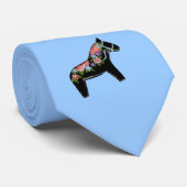 Stropdas van Black Dala Horse (Opgerold)