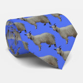 Stropdas van blauwe geiten (Opgerold)