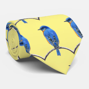 Stropdas van blauwvogel