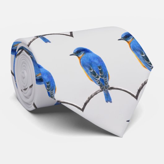 Stropdas van blauwvogel (Opgerold)