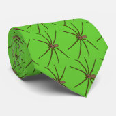 stropdas van de groene bruine herderspin (Opgerold)