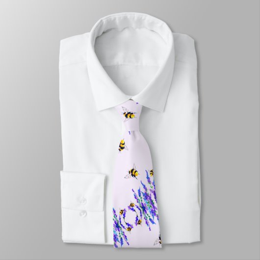 Stropdas van de lentevloeren en bijen (Gebonden)