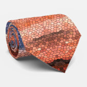 Stropdas van de Southwest-woestijn Mosaic Sunset (Opgerold)