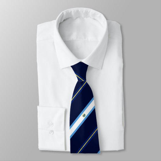 Stropdas van de stadsvlag van Syracuse (New York) (Gebonden)