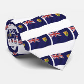 Stropdas van de vlag van de Turks- en Caicoseiland (Opgerold)