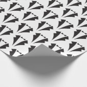 Stropdas van de Zwarte Bow en Tuxedo Groomsmen Wed Cadeaupapier (Hoek)