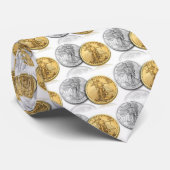 Stropdas van Gold en Silver Bug door Chenzkleding (Opgerold)