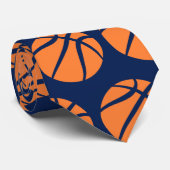 Stropdas van het Basketbalpatroon (Opgerold)