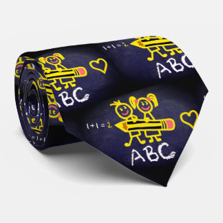 Stropdas van het schoolonderwijzer ABC-karton