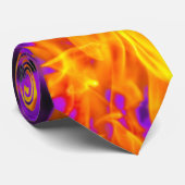Stropdas van het vlampatroon (Opgerold)